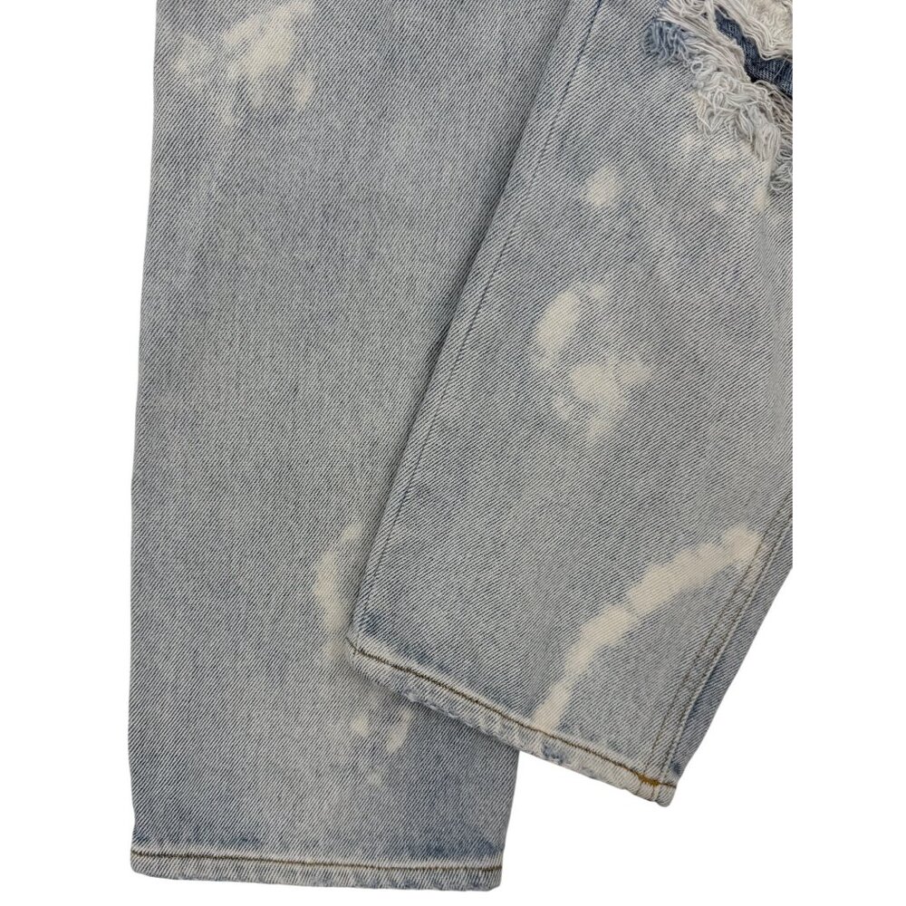 Urban Outfitters BDG Grunge 90s Ripped Distressed High Rise Straight Denim Jeans - Picture 15 of 16